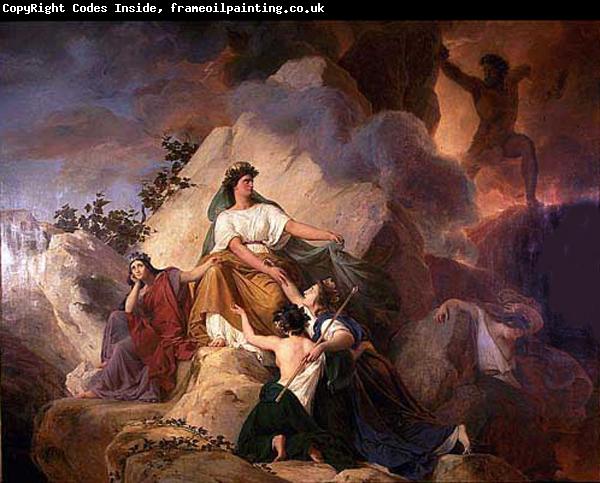 Francois-Edouard Picot Cybele protects from Vesuvius